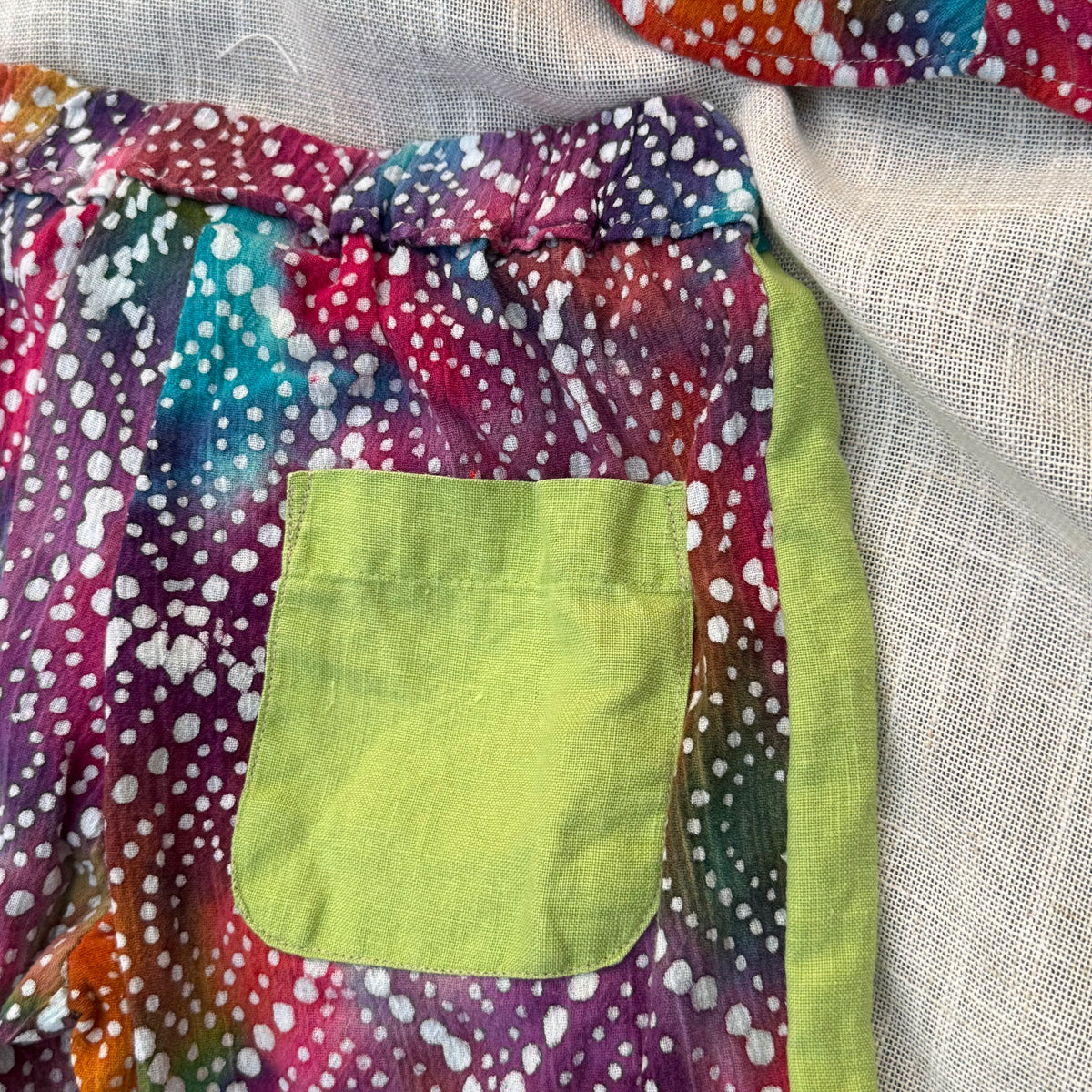 Tie Dye Barrel Pants 4T