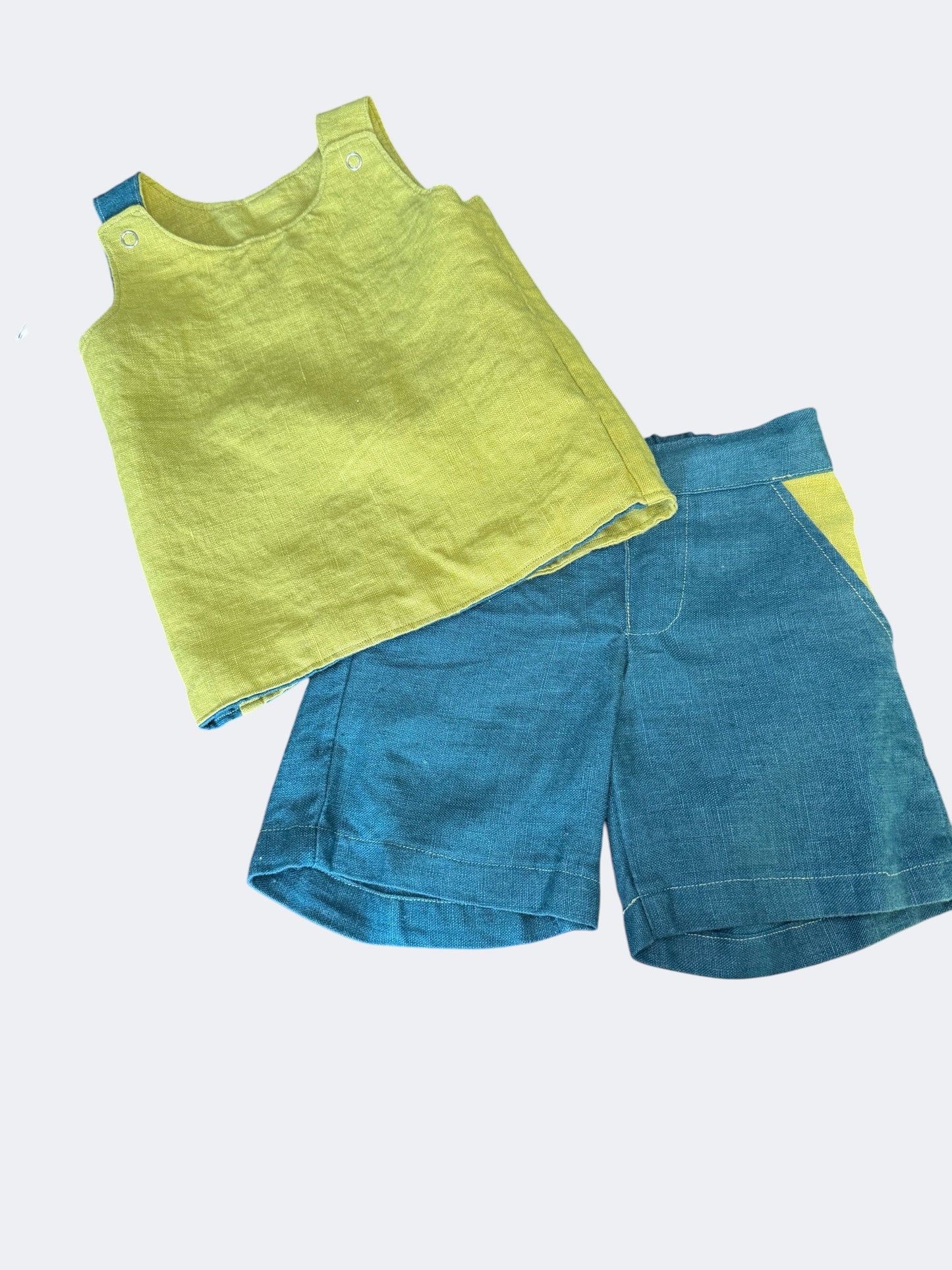 Linen Set Duel Color- Reversible