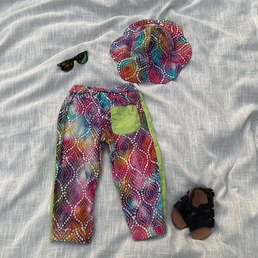 Tie Dye Balloon Pants 4T