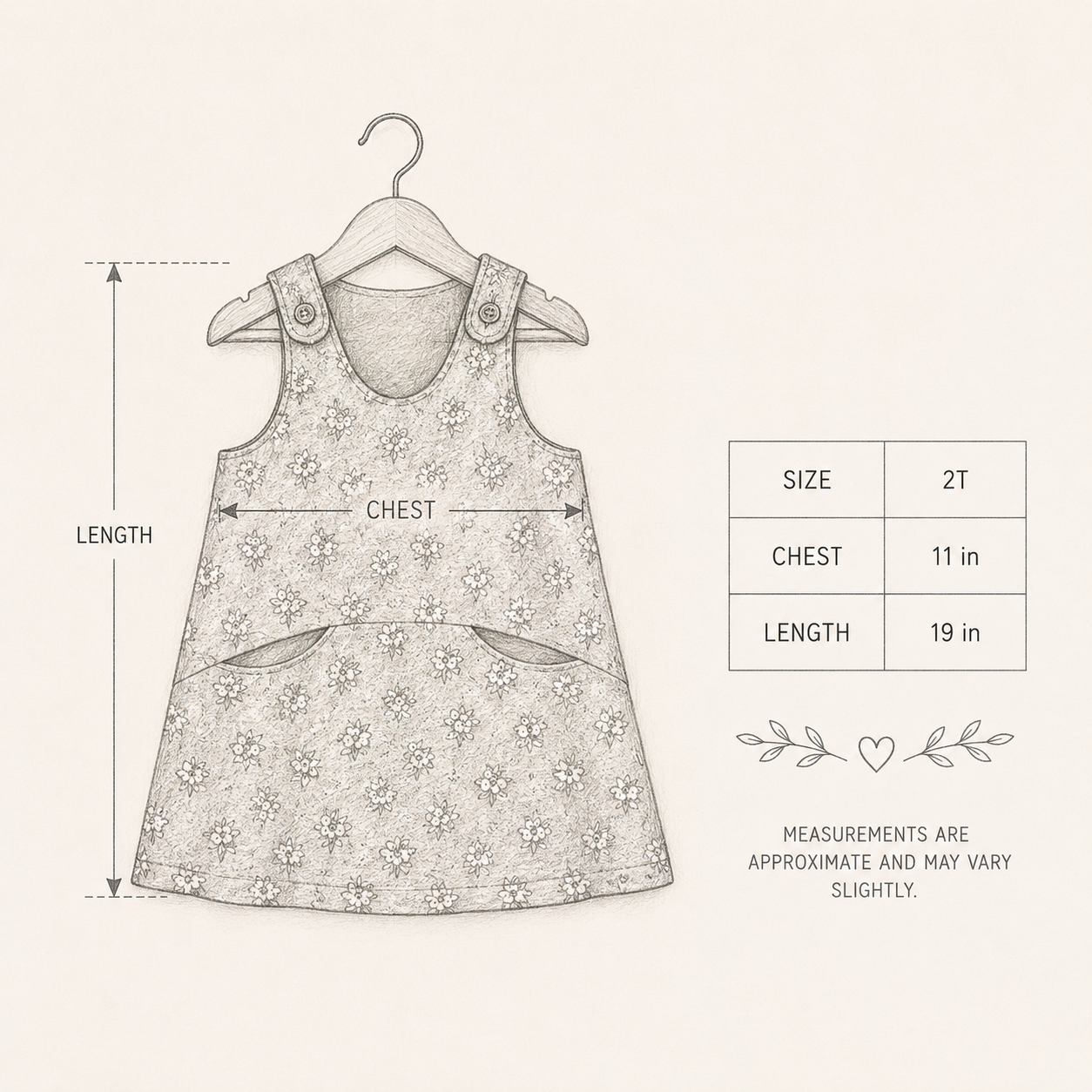 One-of-a-Kind Pinafore Dress | Denim Outer | Wool Lined | Handmade Children’s Clothing