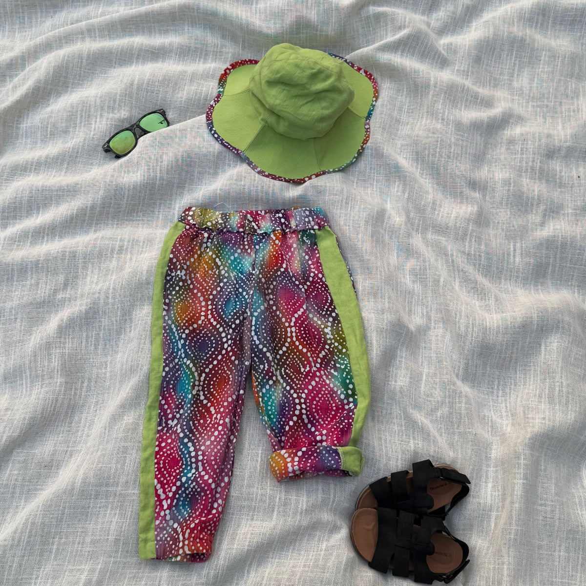 Tie Dye Barrel Pants 4T