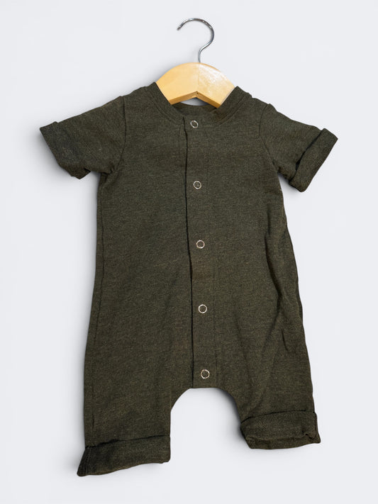 Forrest Green French Terry Romper Shorts