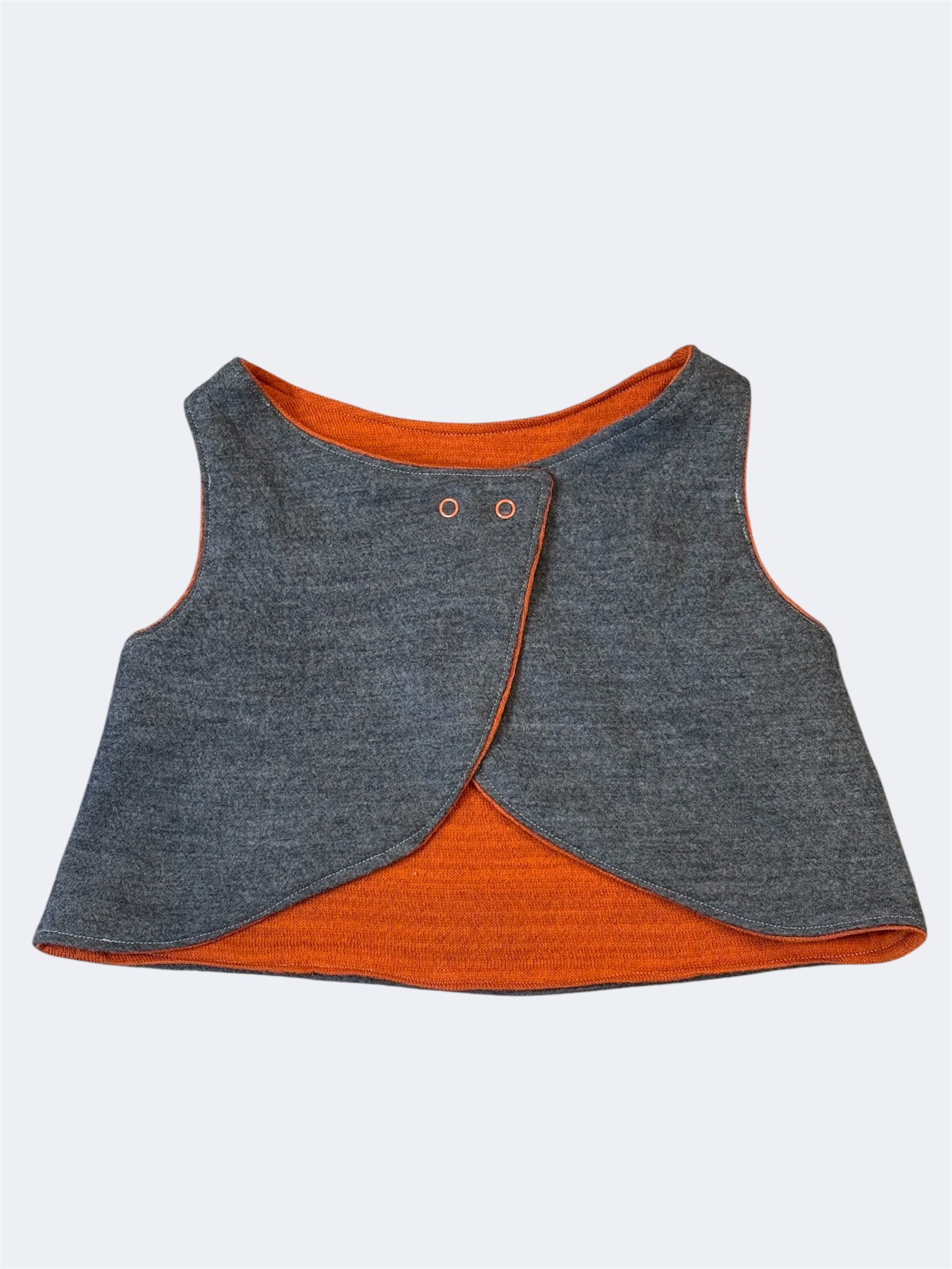 Light Grey Wool Vest (multiple colors available)