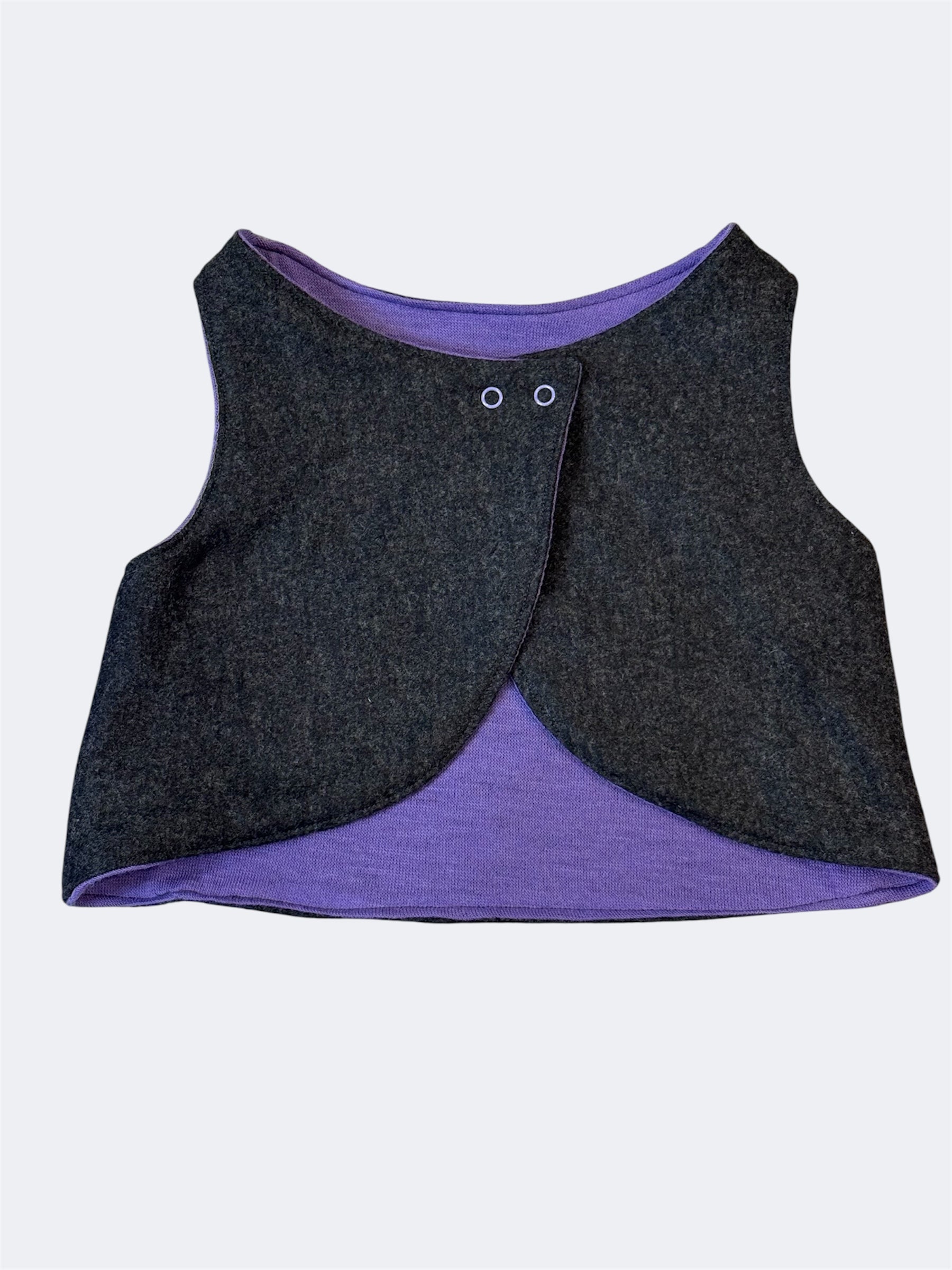Dark Grey Wool Vest (multiple colors available)