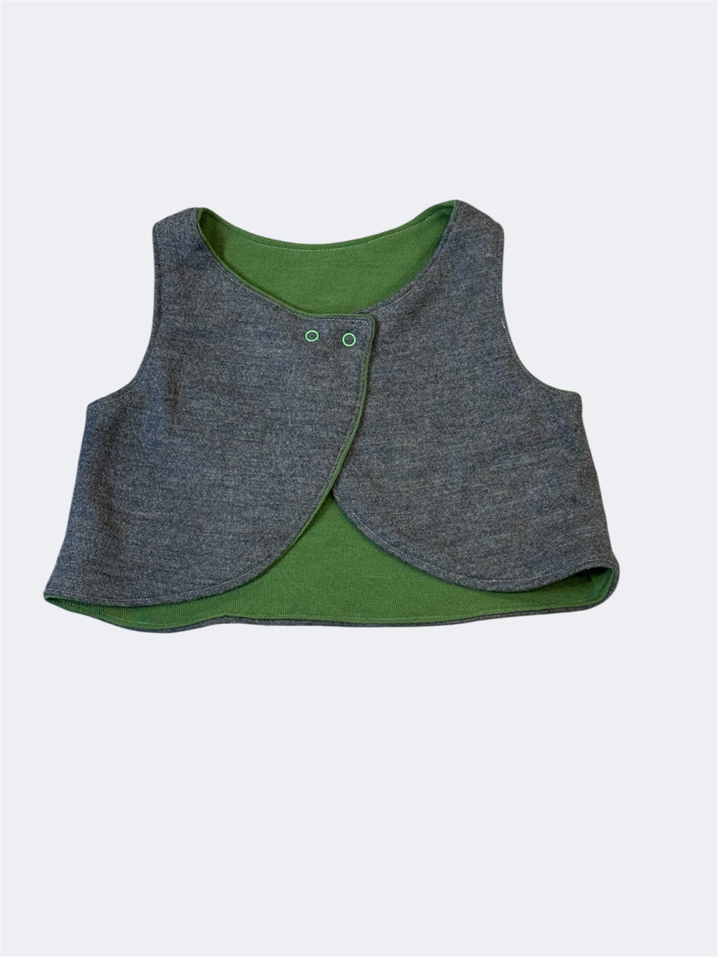 Light Grey Wool Vest (multiple colors available)