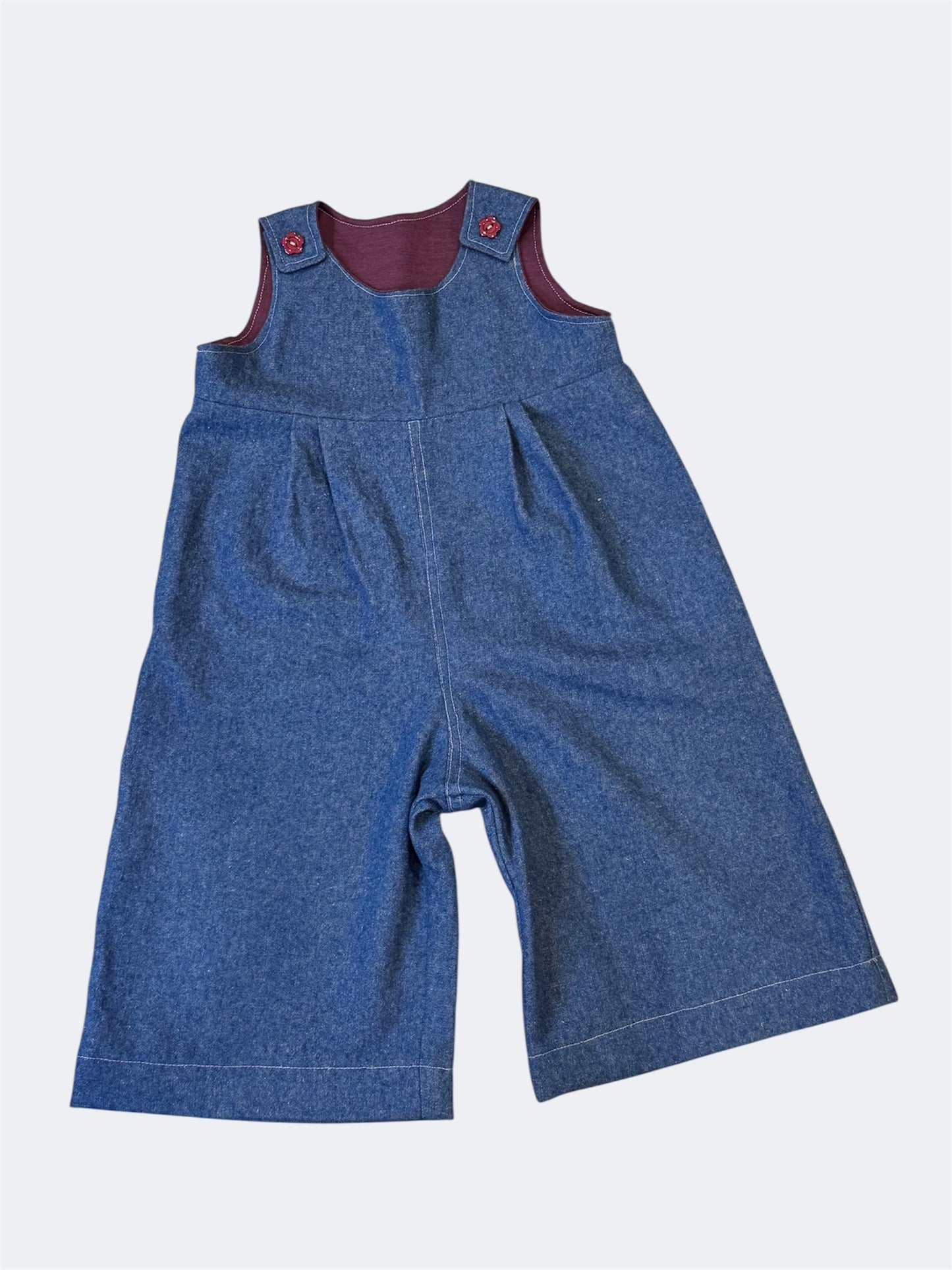 Wide-Leg Romper