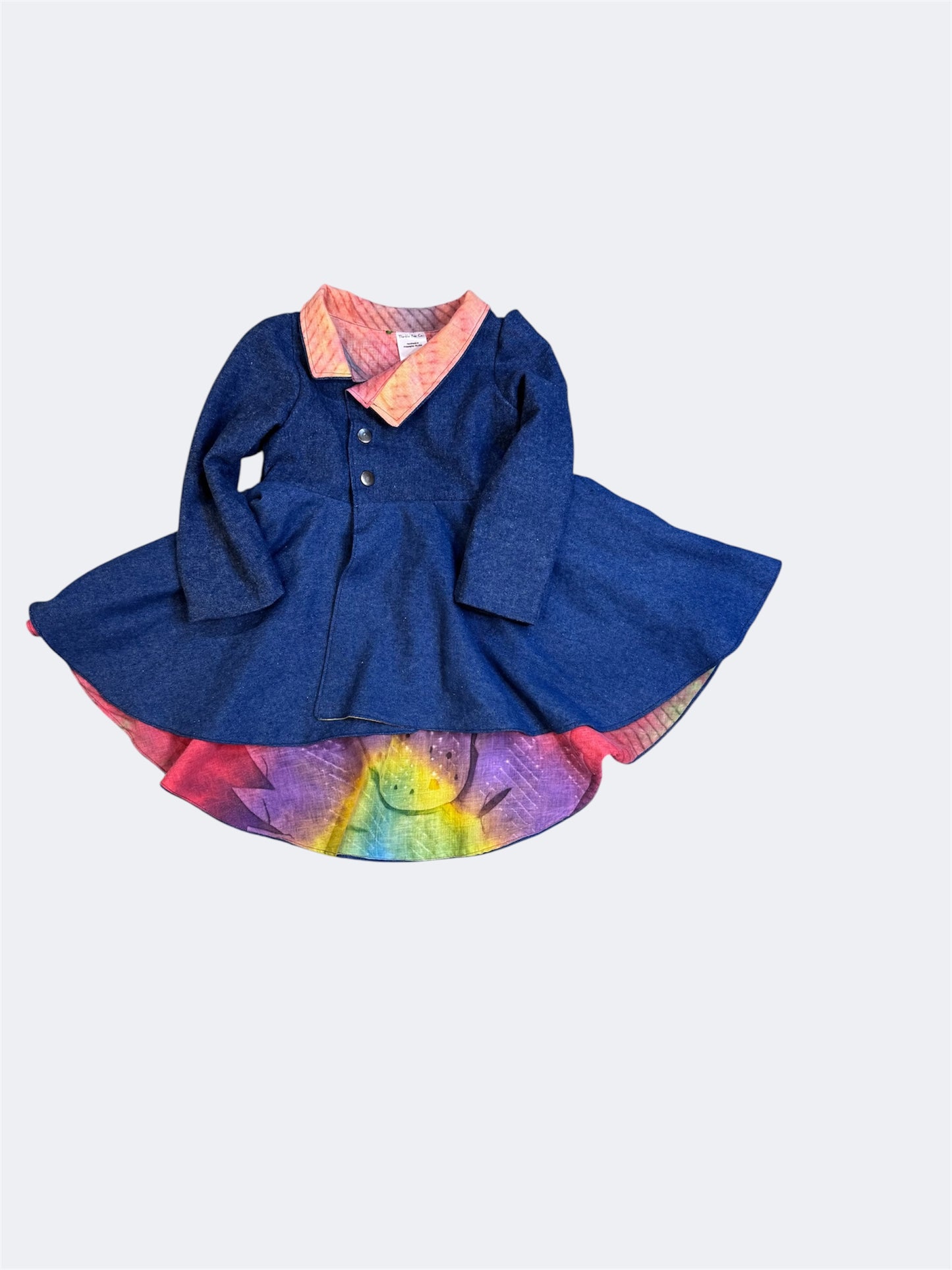 Lined Denim Jacket | Lightweight Skirted Jacket