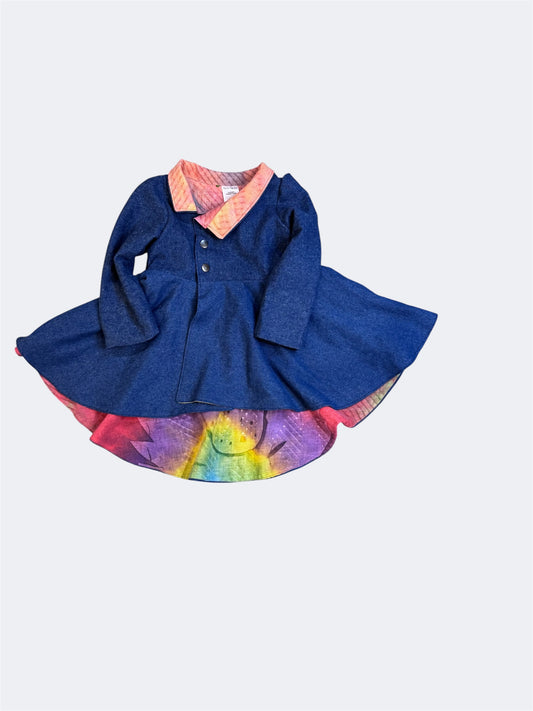 Lined Denim Jacket | Lightweight Skirted Jacket