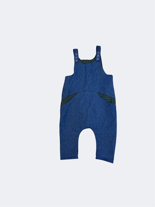 Grow With Me Denim Romper